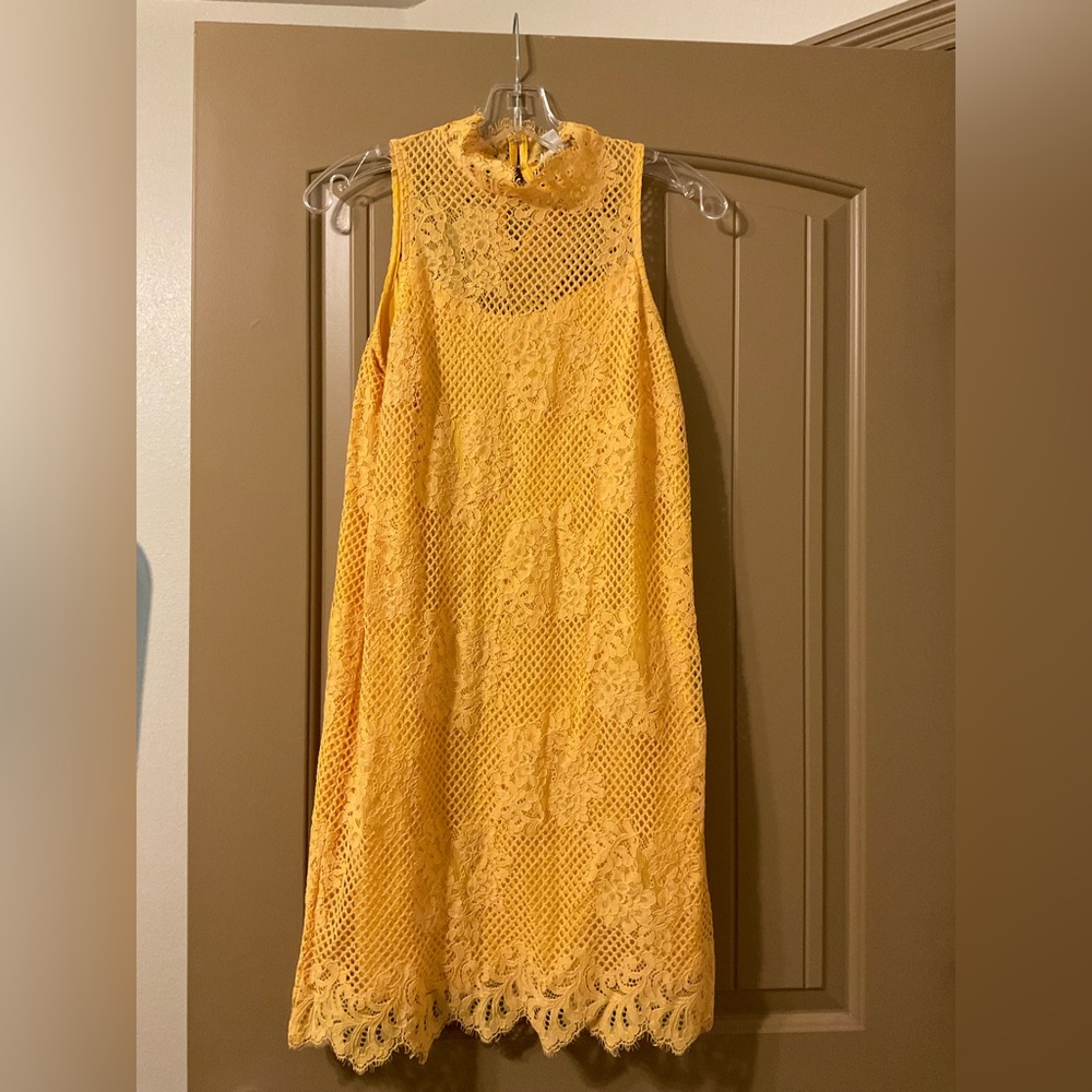 Mustard Lace Dress